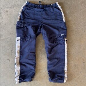 Vintage Navy Blue Starter Trackpants